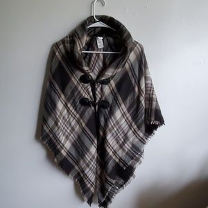 Button up poncho